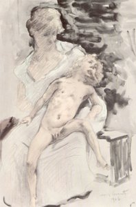 De Jeugd van Zeus door Lovis Corinth